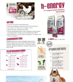 Bewi Dog H-Energy 25kg -Haustierprodukte hi energyzusammenfassung
