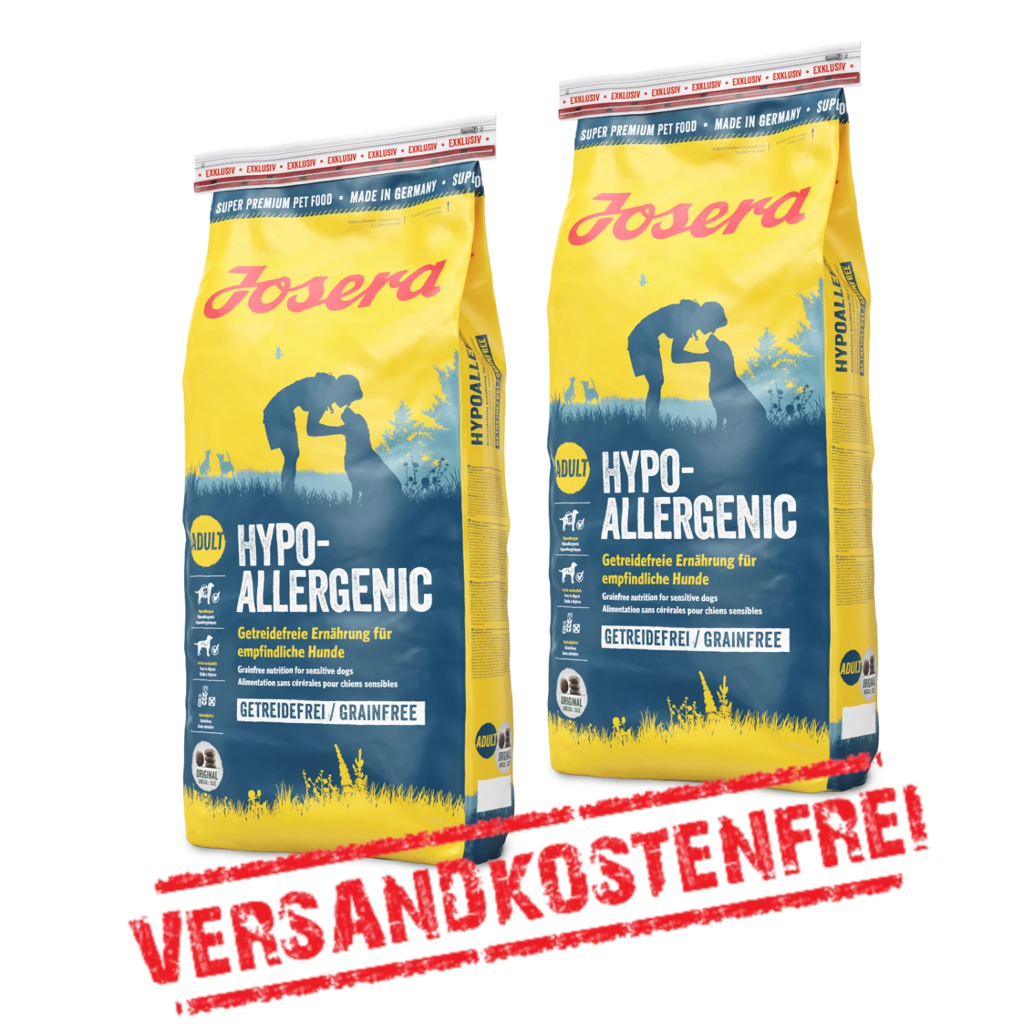 Josera Hypoallergenic 2er-Pack 30kg 1 Josera Hypoallergenic 2er-Pack 30kg